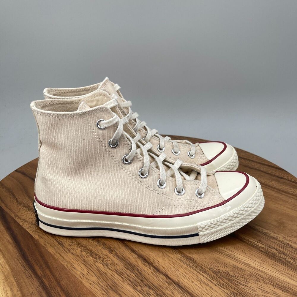 Converse Chuck 70 High Top Shoes Womens Size 7.5 Beige Casual Skate Comfort